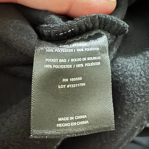 32 Degrees Fleece Half-Snap Pullover Top in Black Size M New with Tag TL2FCF63ME - Picture 4 of 7